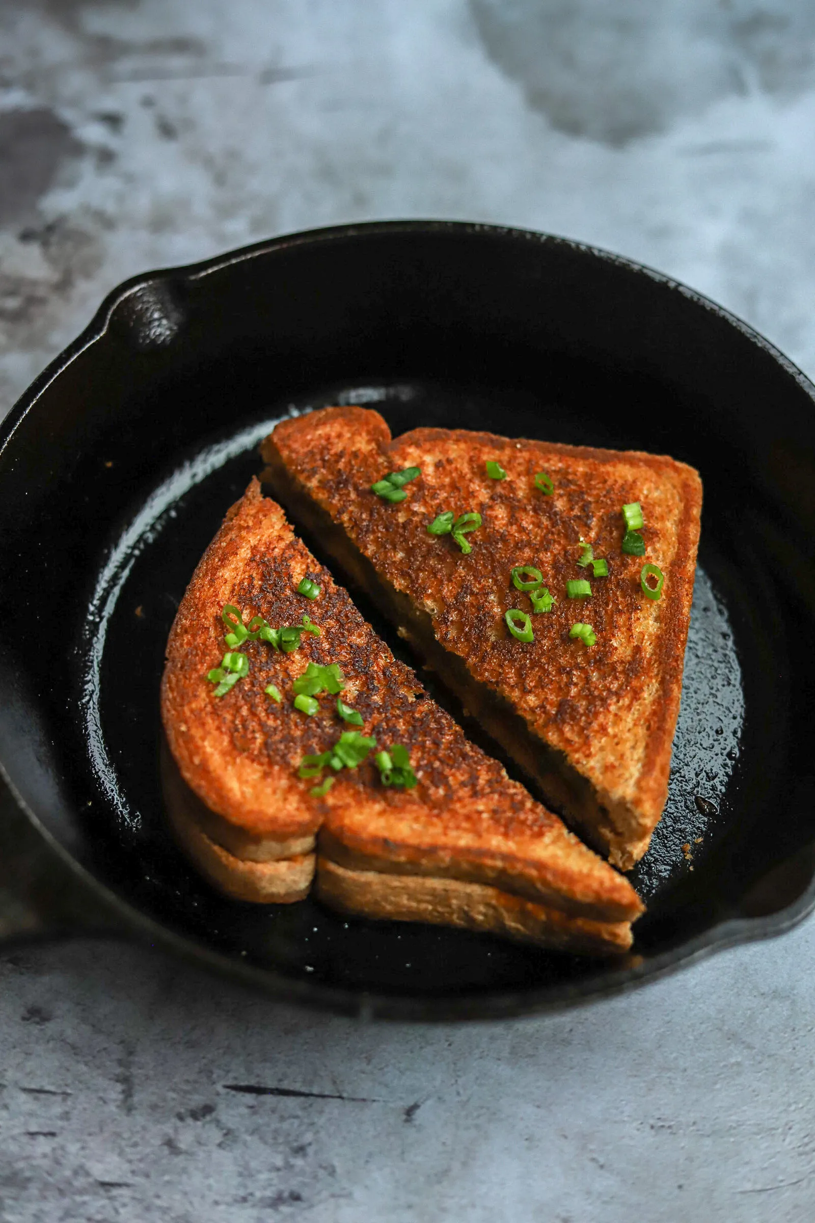 Schezwan Cheese Toast
